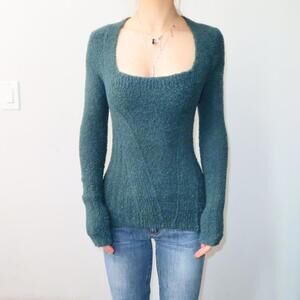 Moda International Women's Green Cardigan